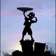 Illustration for article titled Beautiful superhero silhouettes show comic book characters at recess